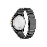 Citizen Eco-Drive Black Stainless Steel Men Watch CA4536-86X