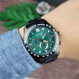 Citizen Eco-Drive Black Stainless Steel Men Watch CA4536-86X