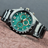 Citizen Eco-Drive Black Stainless Steel Men Watch CA4536-86X