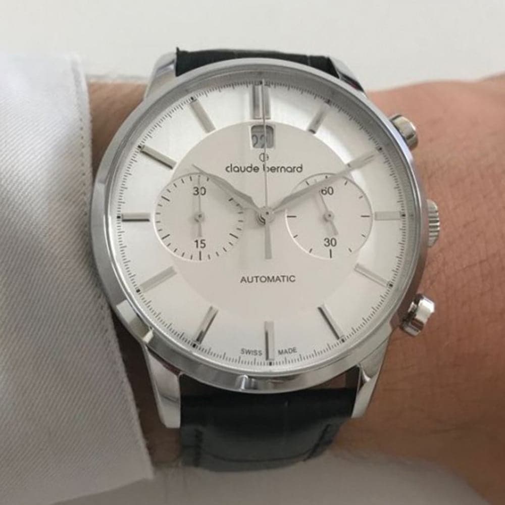 CLAUDE BERNARD SWISS MADE AUTOMATIC CHRONOGRAPH CB08001-3-AIN MEN'S WATCH - H2 Hub Watches