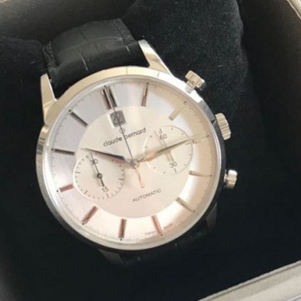 CLAUDE BERNARD SWISS MADE AUTOMATIC CHRONOGRAPH CB08001-3-AIN MEN'S WATCH - H2 Hub Watches
