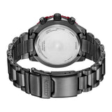 Citizen Eco-Drive CB5009-55E Men Watch Black Dial Chronograph 45mm Stainless Steel