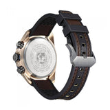 CITIZEN ECO-DRIVE CB5039-11L BROWN LEATHER MEN WATCH