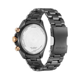 Citizen Eco Drive Black Stainless Steel Strap Men Watch CB5956-89L
