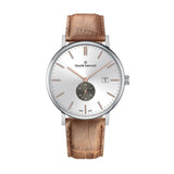 CLAUDE BERNARD CB65004-3-AIRG BROWN LEATHER MEN'S WATCH