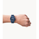 FOSSIL CE5025 BLUE NAVY CERAMIC MEN'S WATCH