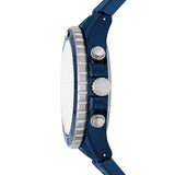 FOSSIL CE5025 BLUE NAVY CERAMIC MEN'S WATCH