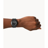 Fossil Tree Hands Black Dial And Stainless Steel Strap Men Watch CE5028