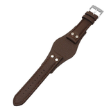 FOSSIL COACHMAN CHRONOGRAPH SILVER STAINLESS STEEL CH2565 BROWN LEATHER STRAP MEN'S WATCH