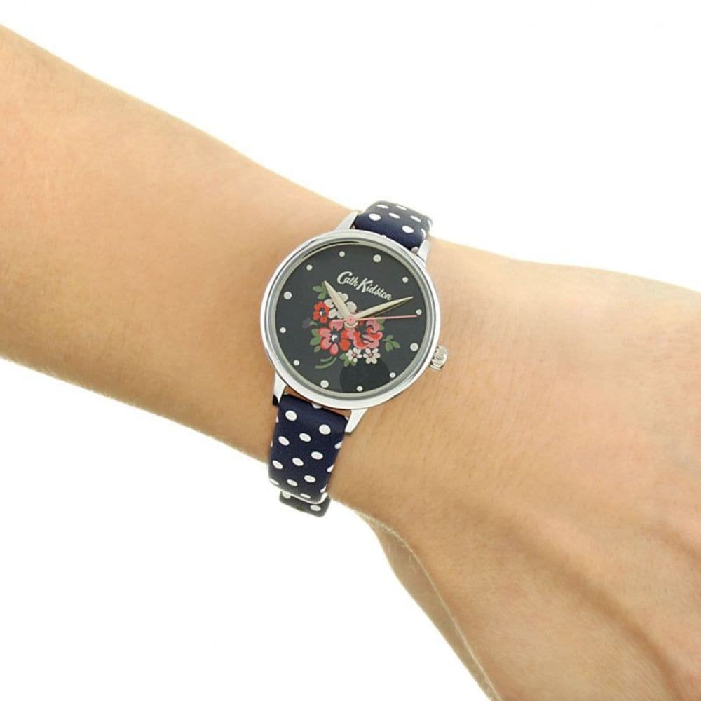 CATH KIDSTON NAVY FLORAL ALLOY CKL070U WOMEN'S WATCH - H2 Hub Watches