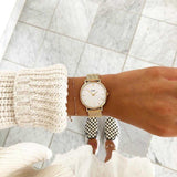 CLUSE MINUIT QUARTZ GOLD STAINLESS STEEL CL30010 MESH STRAP LADIES WATCH - H2 Hub Watches