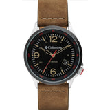 COLUMBIA COCSC02-001 BLACK DIAL BROWN LEATHER MEN'S WATCH