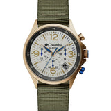 COLUMBIA COCSC02-004 GREEN NYLON STRAP MEN'S WATCH