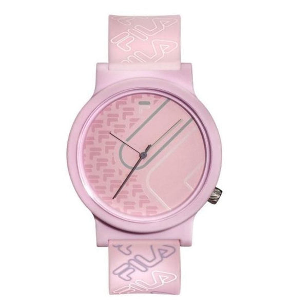 Fila Pink Dial And Pink Silicone Strap Women Watch 38-320-205