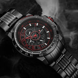 NAVIFORCE NF9180 B/R/B MEN'S WATCH - H2 Hub Watches