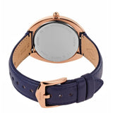 FOSSIL GABBY THREE-HAND DATE NAVY LEATHER WATCH ES5116