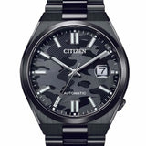 CITIZEN NJ0155-87E AUTOMATIC BLACK CAMOUFLAGE DIAL MEN'S WATCH
