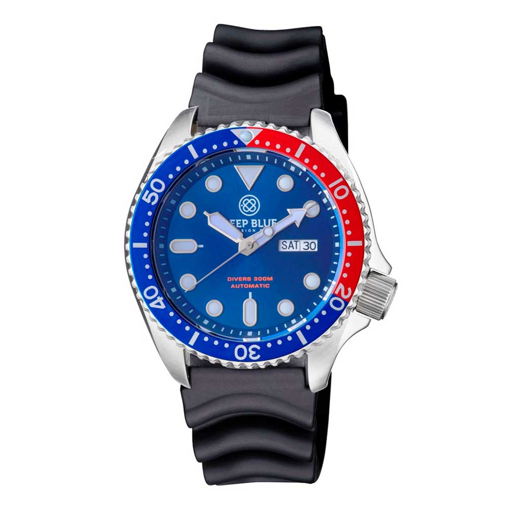 DEEP BLUE NATO DIVER #NATODIVERSSPEPSI DIVER'S WATCH - H2 Hub Watches