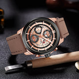 NAVIFORCE CHRONOGRAPH NF9129 RG/RG/D.BN MEN'S WATCH - H2 Hub Watches