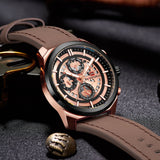 NAVIFORCE CHRONOGRAPH NF9129 RG/RG/D.BN MEN'S WATCH - H2 Hub Watches