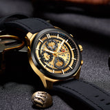 NAVIFORCE ANALOG NF9129 G/B/B QUARTZ MEN'S WATCH - H2 Hub Watches