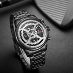 NAVIFORCE CHRONOGRAPH NF9150 B/W/B MEN'S WATCH - H2 Hub Watches