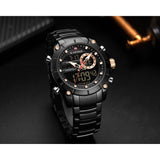 NAVIFORCE NF9163 B/B BLACK STAINLESS STEEL MEN WATCH