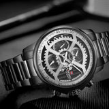 NAVIFORCE CHRONOGRAPH NF9150 B/W/B MEN'S WATCH - H2 Hub Watches