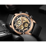 NAVIFORCE NF9167 RG/B STAINLESS STEEL CHRONOGRAPH MEN'S WATCH - H2 Hub Watches