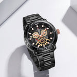 NAVIFORCE ANALOG NF9158 B/B STAINLESS STEEL CHRONOGRAPH QUARTZ MEN'S WATCH - H2 Hub Watches