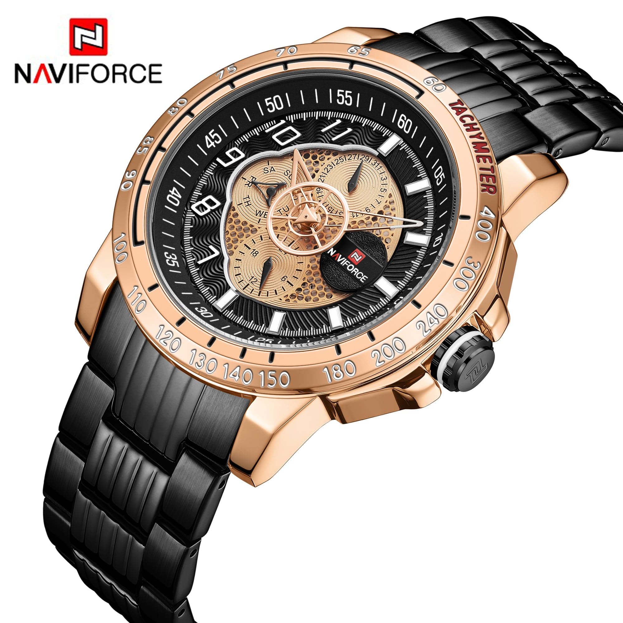 NAVIFORCE NF9180 RG/B/B MEN'S WATCH - H2 Hub Watches