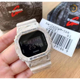 CASIO G-SHOCK  DW-5600WM-5DR CREAM RESIN STRAP MEN'S WATCH