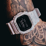 CASIO G-SHOCK  DW-5600WM-5DR CREAM RESIN STRAP MEN'S WATCH