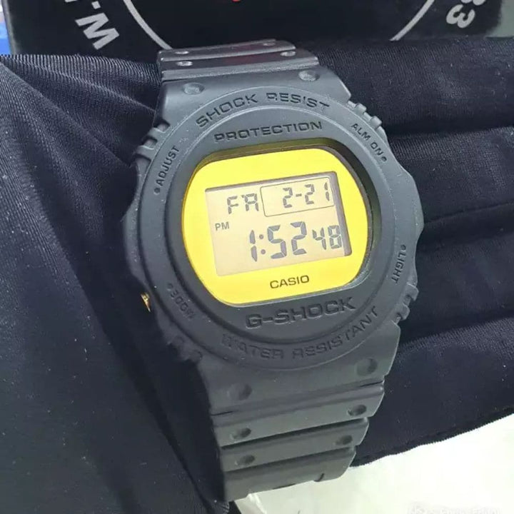 CASIO G-SHOCK DW-5700BBMB-1DR DIGITAL QUARTZ BLACK RESIN MEN'S WATCH - H2 Hub Watches