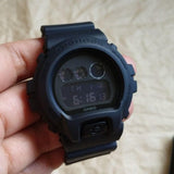 CASIO G-SHOCK DW-6900BB-1DR-P DIGITAL QUARTZ BLACK RESIN MEN'S WATCH