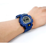 CASIO G-SHOCK DW-9052-2VDR-P DIGITAL QUARTZ BLUE RESIN MEN'S WATCH
