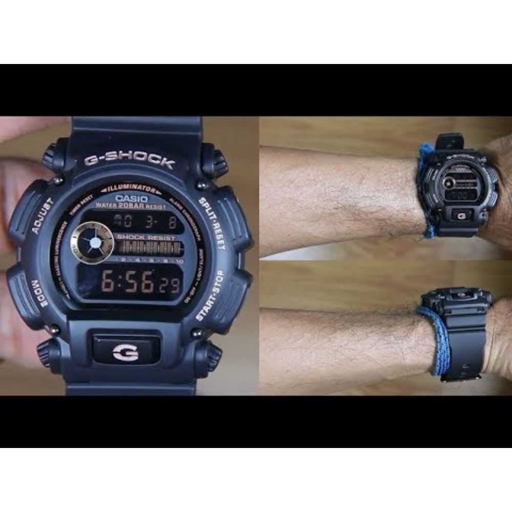 CASIO G-SHOCK DW-9052GBX-1A4DR DIGITAL QUARTZ BLACK RESIN UNISEX'S WATCH - H2 Hub Watches