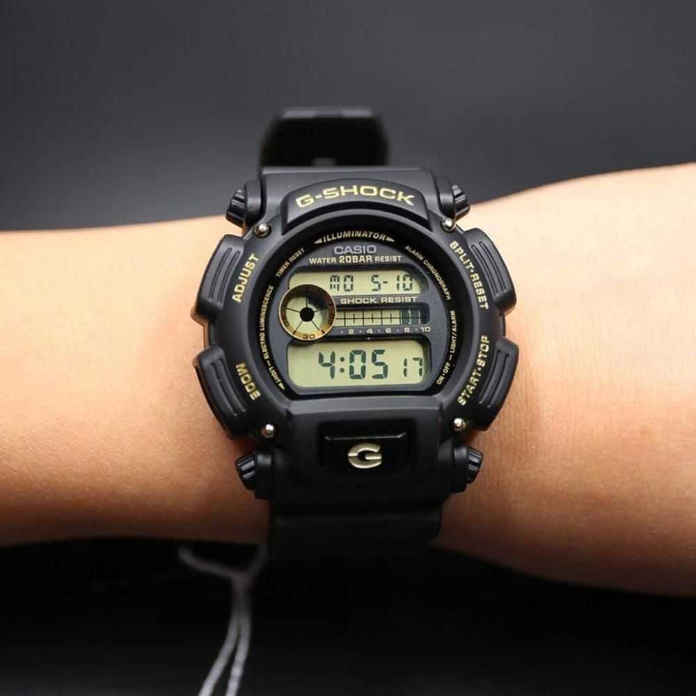 CASIO G-SHOCK DW-9052GBX-1A9DR DIGITAL QUARTZ BLACK RESIN UNISEX'S WATCH - H2 Hub Watches