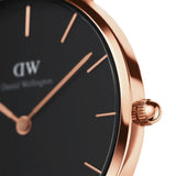 DANIEL WELLINGTON DW00100201 (32s) BLACK STAINLESS STEEL WOMEN'S WATCH