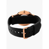 DANIEL WELLINGTON CLASSIC CORNWALL ROSE GOLD STAINLESS STEEL DW00100257 BLACK NATO STRAP UNISEX'S WATCH