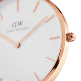 DANIEL WELLINGTON DW00100305 (36s) WHITE DIAL STAINLESS STEEL WOMEN'S WATCH