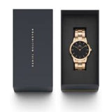 Daniel Wellington 40mm Black Dial Gold Stainless Steel Women Watch DW00100344