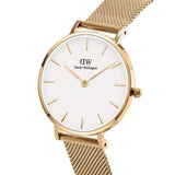 Daniel Wellington Petite Evergold Milanese Strap Women Watch DW00100348