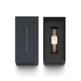 DANIEL WELLINGTON QUADRO DW00100431 (20X26mm) GOLD MESH STRAP WOMEN'S WATCH