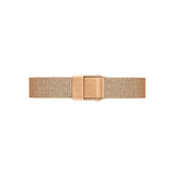 DANIEL WELLINGTON QUADRO DW00100432 BLACK DIAL MESH STRAP WOMEN'S WATCH