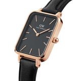 Daniel Wellington Black Dial And Leather Strap Women Watch DW00100435