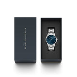 DANIEL WELLINGTON DW00100448 (40s) BLUE DIAL STAINLESS STEEL MEN'S WATCH