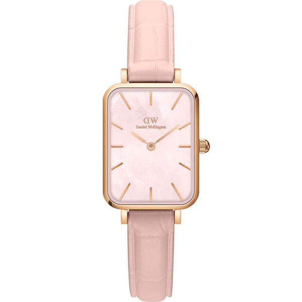 DANIEL WELLINGTON DW00100508 PINK LEATHER WOMEN WATCH