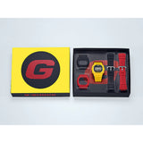 CASIO G-SHOCK DWE-5600R-9DR-P YELLOW RESIN STRAP MEN WATCH