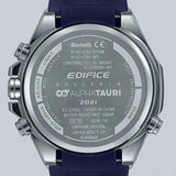 CASIO EDIFICE ECB-10AT-1ADR-P BLUE SILICONE STRAP MEN WATCH